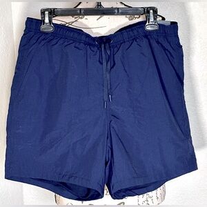 DSG Men's Relaxed Fit Athletic Navy Blue Shorts Pockets Small & Medium NWT